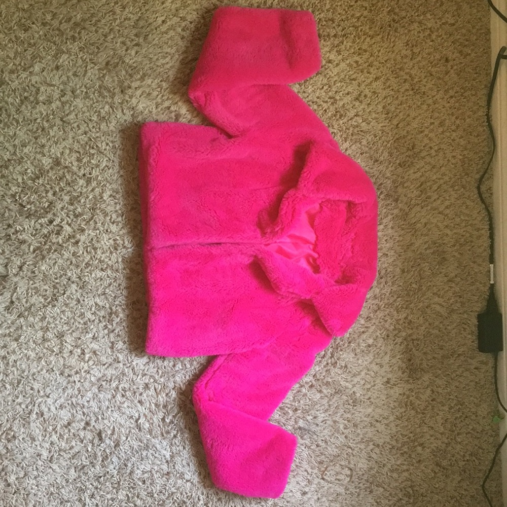 Fuzzy Crop Jacket